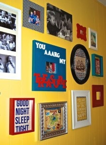 Boy's Pirate Gallery Wall