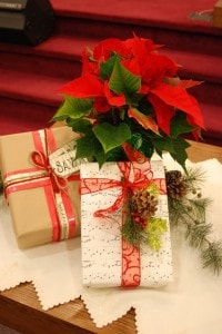 Gifts Wrapped Using Sheet Music