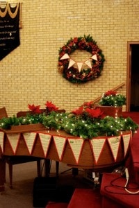 Christmas Carol Bunting Church Christmas Decorations