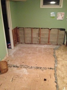 Drywalling the Basement