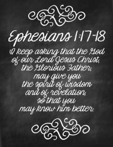 Chalkboard Bible Printable