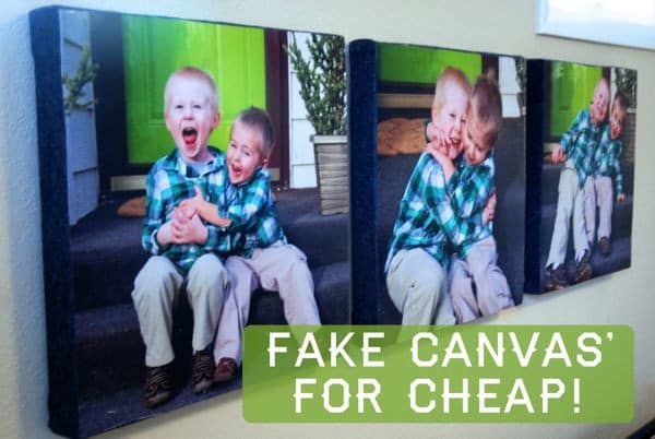 Fake Canvas' for Cheap