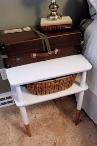 Dipped Gold Leg Table