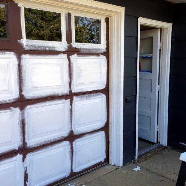 Painting a Garage Door