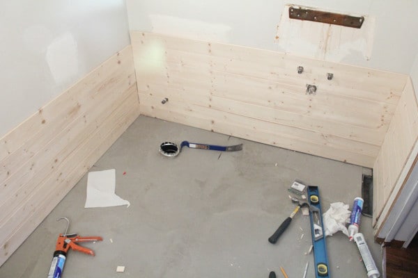 Installing Planks in the Bathroom