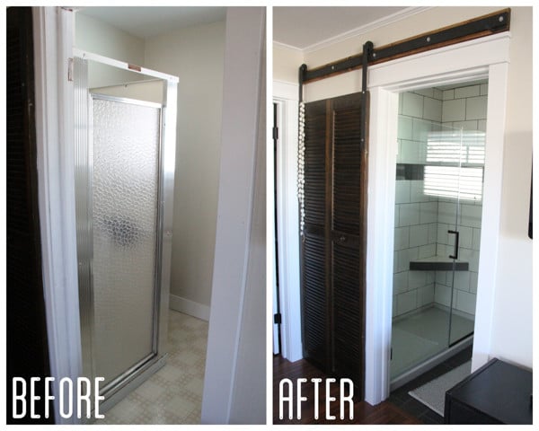 Modern Bathroom Remodel with Tile Shower