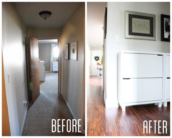 Hallway with Shoe Storage