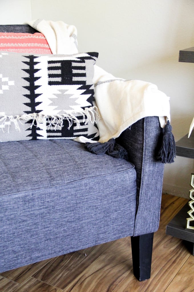 Grey Accent Chair