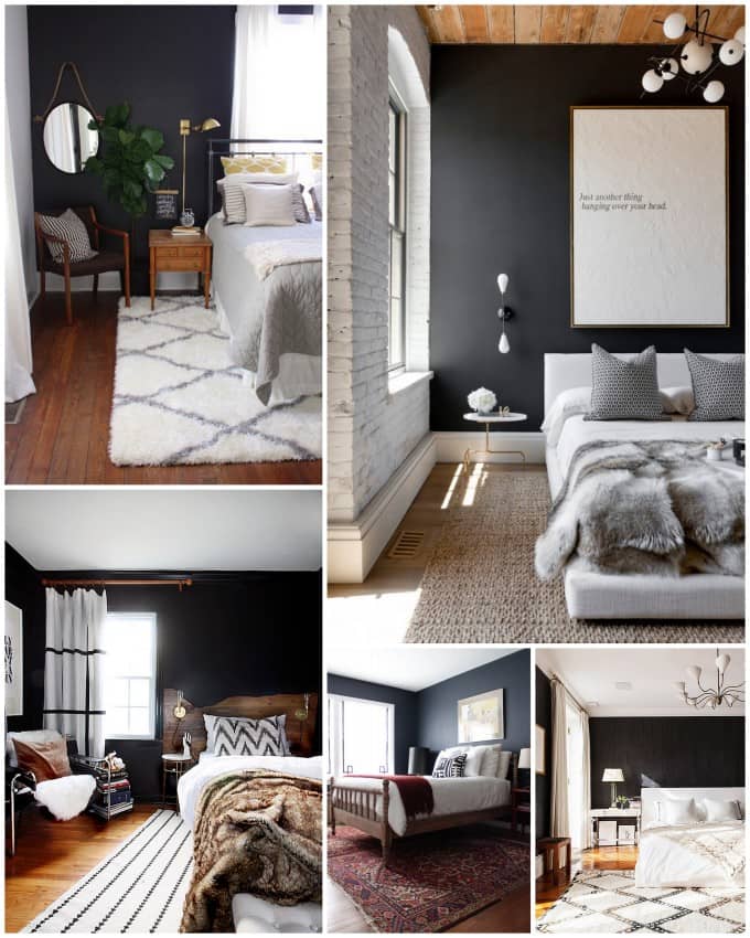 Black Modern Bedrooms