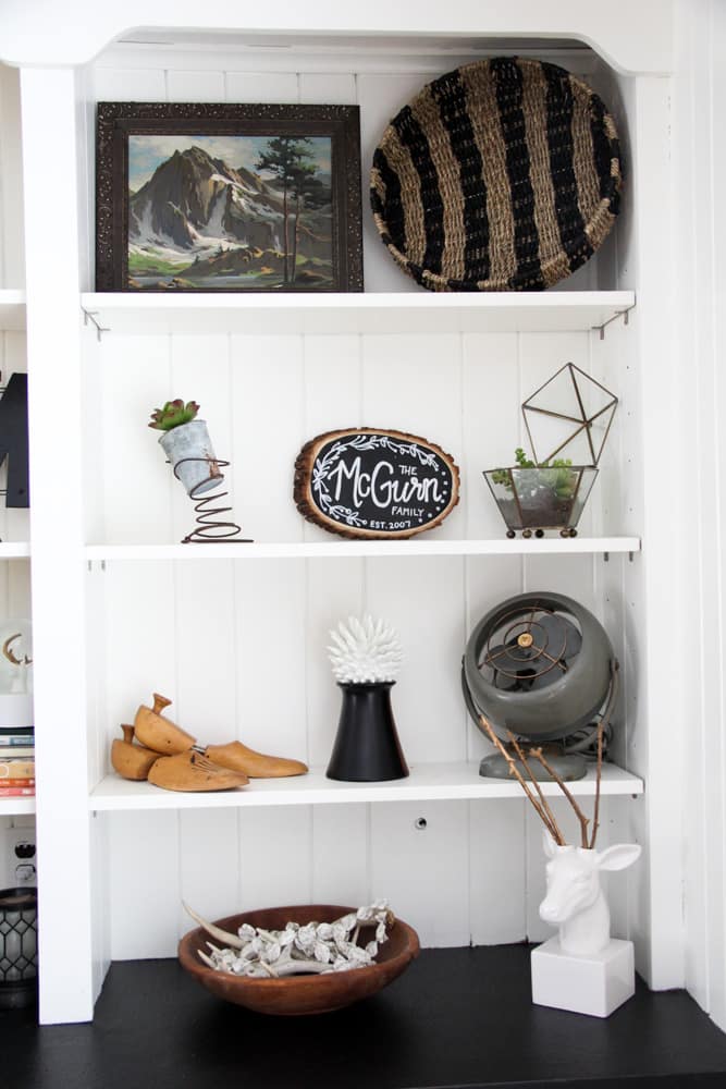 Modern MCM Staged Shelves