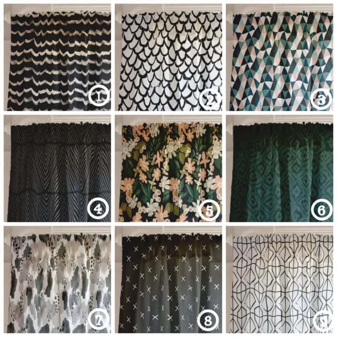 Dark Modern Curtain Choices