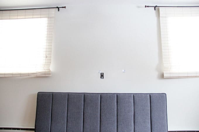 How to Mount a Headboard in front of windows