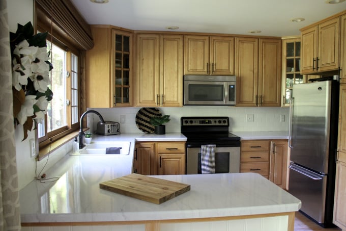 DIY Contact Paper Countertops