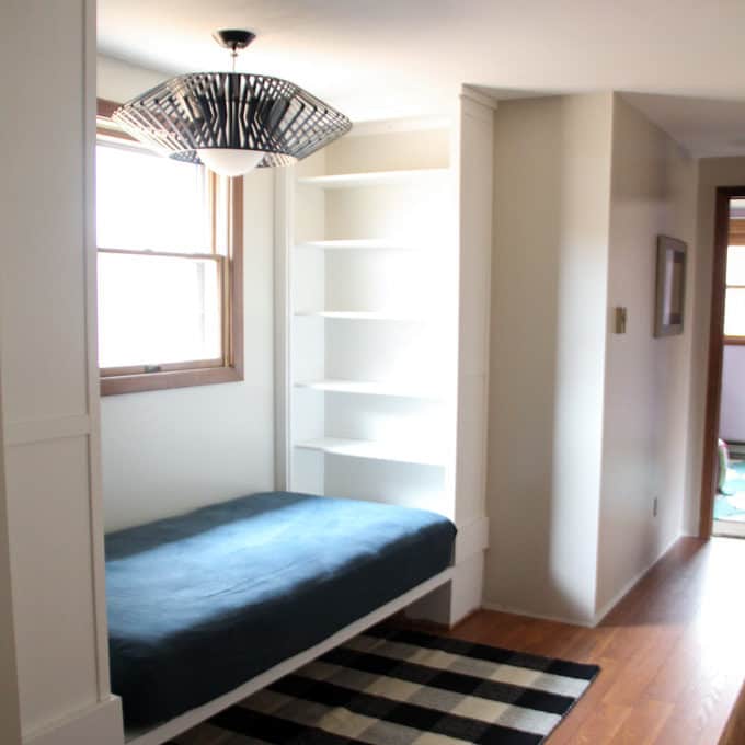 Built in Daybed Reading Nook