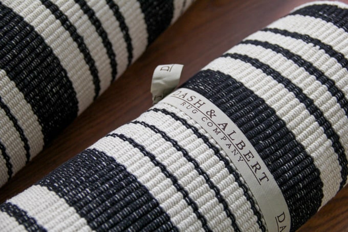 Dash & Albert Black and White Rug Birmingham