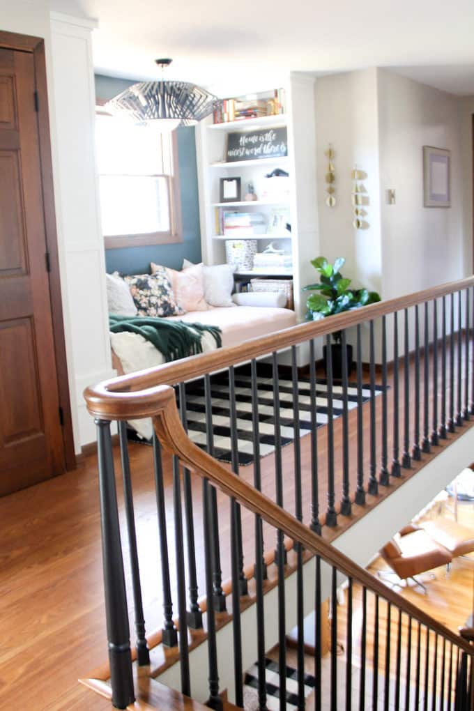 Reading Nook in Upstairs Hallway