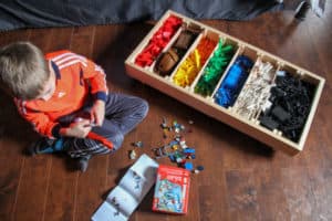 DIY Rolling Lego Storage