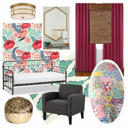Girl Room Bedroom Moodboard