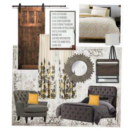 Modern Bedroom Mood Board