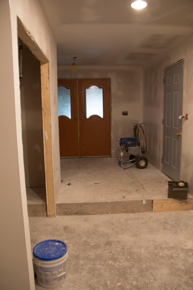 Split level entry expanded
