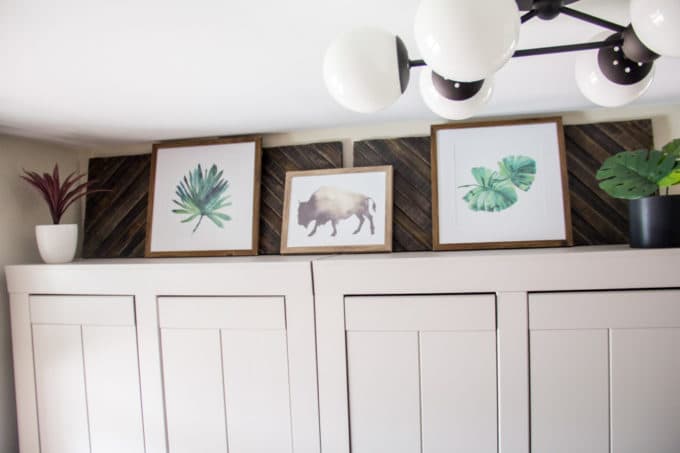 Locker Storage Cabinets in Mudroom