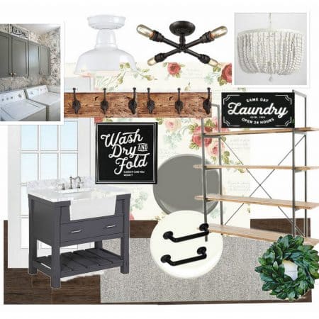 Vintage Farmhouse Laundry Room