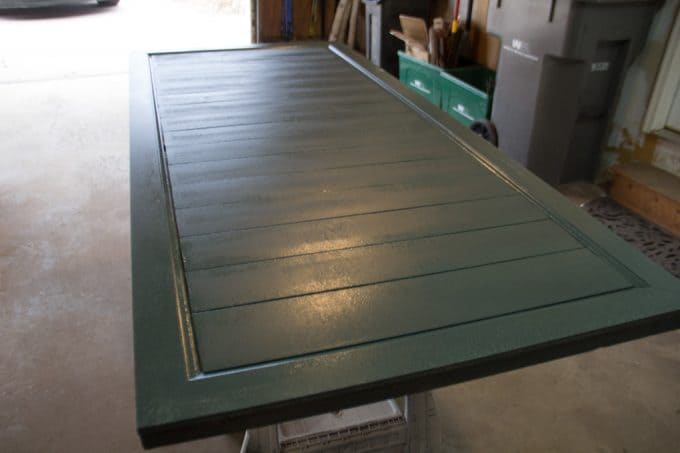 Hidden Falls Green Barn Door