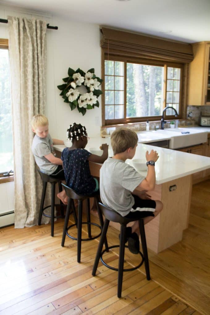 Black Modern Counter Stools