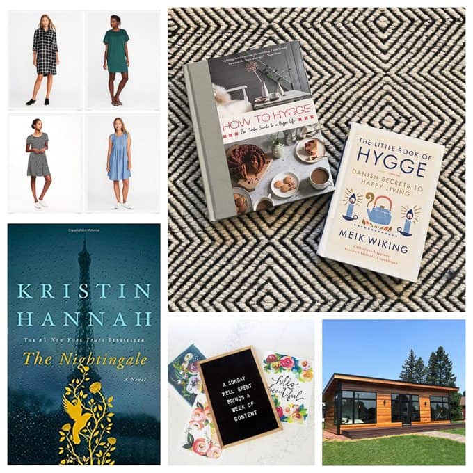 Five on Friday- Reading, Tiny Houses, Paintings and Dresses