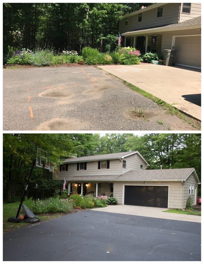 Driveway Before and After