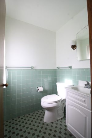 Green Tile Bathroom