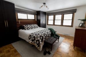 Modern Master Bedroom with Wardrobes