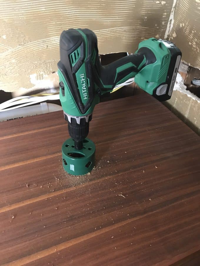 How to Cut Drain for Sink in Dresser
