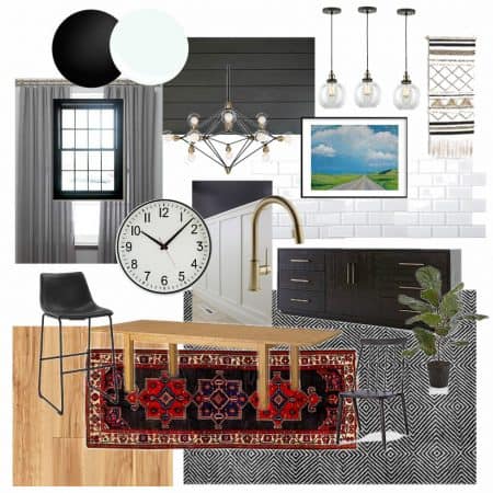 Mood Board for Modern Dining Room and Kitchen
