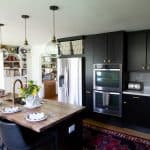 Modern Black Kitchen