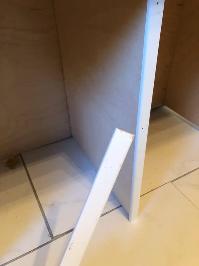 Built in Bench with Cubbies