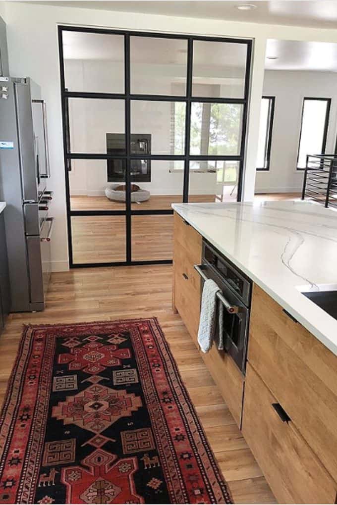 Vintage Runner in Kitchen