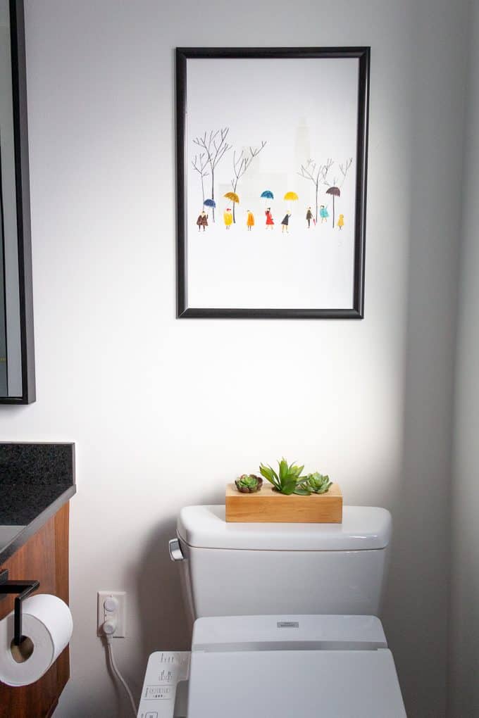 Modern Art in Bathroom