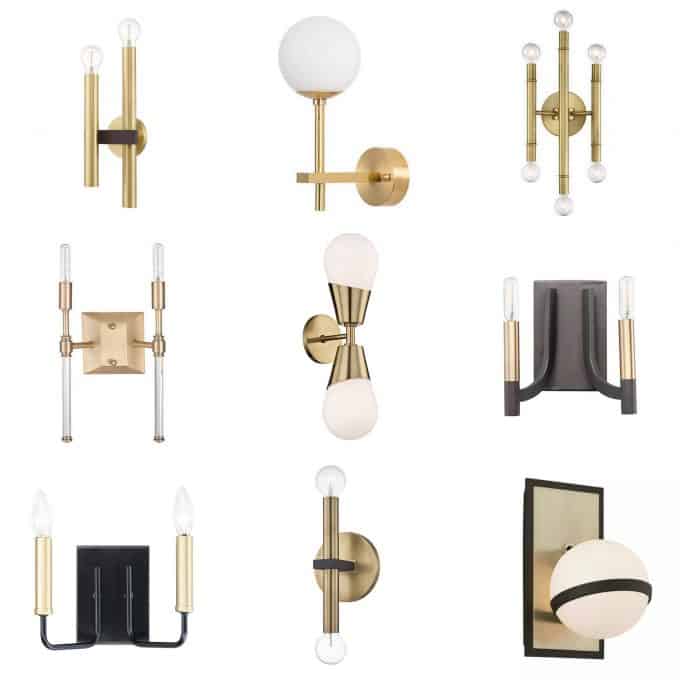 Brass Sconce Lights